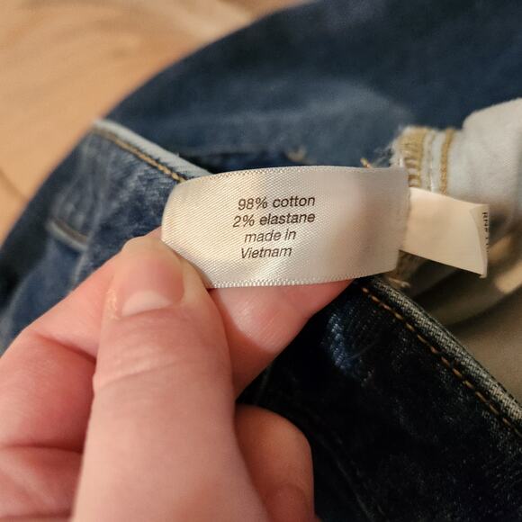 Lane Bryant Casual Mid Rise Boyfriend Jeans Blue Denim Dark Wash Y2K Size 22 - Picture 9 of 10